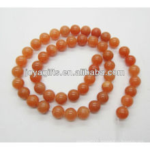 Perles en pierre aventurine rouge en forme de 8MM